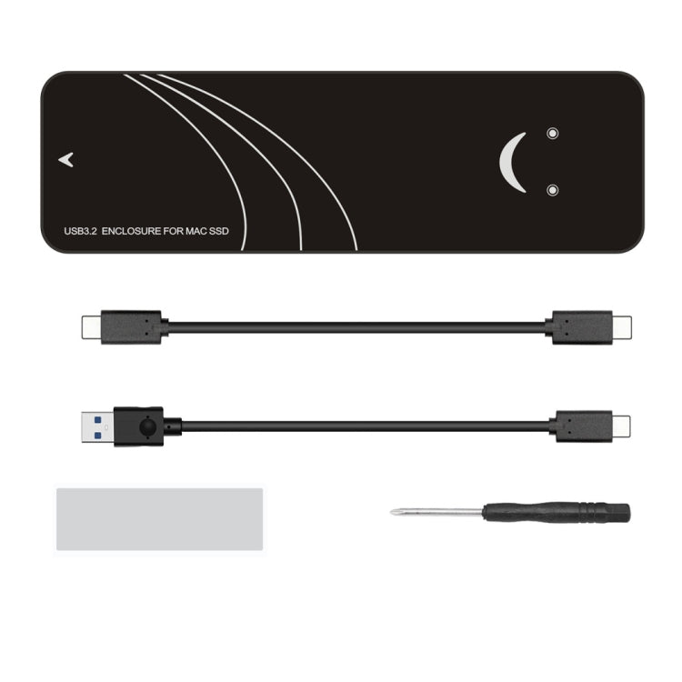 USB 3.2 Mac SSD Enclosure Adapter for MacBook Air/Pro (2013-2017) - 20Gbps & 10Gbps Cable Kit