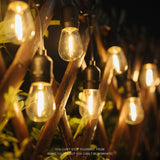 Outdoor Solar Remote Control RGB String Lights Christmas Decoration Lights, Warm Light, Color Light