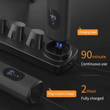 5 In 1 Haircut Digital Display Water Washing Shaver Nose Hair Electric Push Shear Set, LK-881 5 In 1 (Gold), LK-881 5 In 1 (Silver)