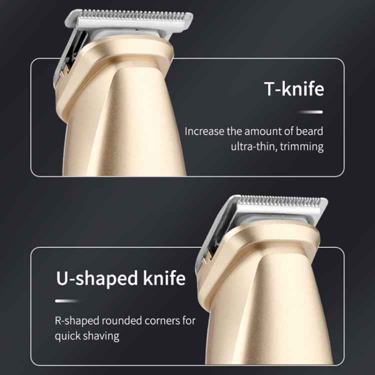 5 In 1 Haircut Digital Display Water Washing Shaver Nose Hair Electric Push Shear Set, LK-881 5 In 1 (Gold), LK-881 5 In 1 (Silver)