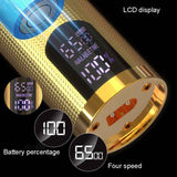 Men Electric Haircutting Tools Set Sculpting Electric Clipper, LM-2027 2 In 1 (Black), LM-2027 2 In 1 (Gold)