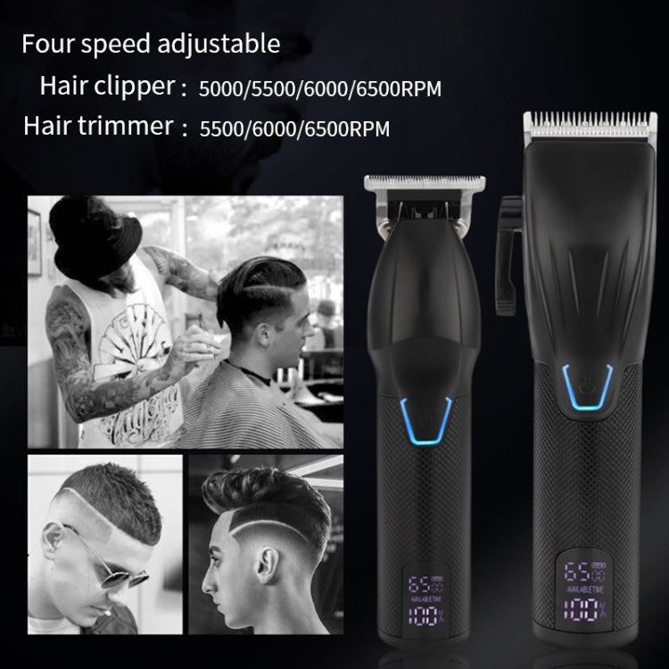 Men Electric Haircutting Tools Set Sculpting Electric Clipper, 2 In 1