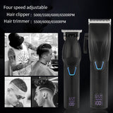 Men Electric Haircutting Tools Set Sculpting Electric Clipper, 2 In 1