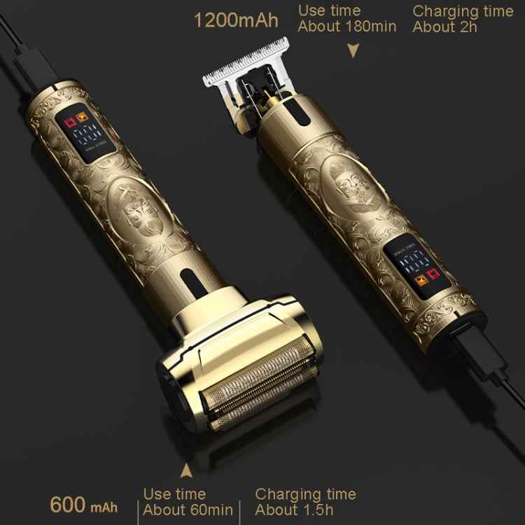 Men Haircut Shaving Knife 2 In 1 Set, 670 2 In 1