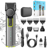 IPX5 Waterproof Men Multi-Functional Barber 4 In 1 Shaver Nose Hair Set USB Charging Push, 677 4 In 1