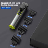 IPX5 Waterproof Men Multi-Functional Barber 4 In 1 Shaver Nose Hair Set USB Charging Push, 677 4 In 1