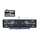 Solar Powered Rear View System Reversing Wireless Transmission Car Camera Display, RC01