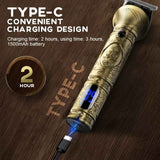 6 In 1 Men Multi-Functional Clipper Metal Body Hair Cutting, 697 6 In 1 (Bronze), 697 6 In 1 (Silver Gray)