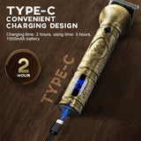 6 In 1 Men Multi-Functional Clipper Metal Body Hair Cutting, 697 6 In 1 (Bronze), 697 6 In 1 (Silver Gray)