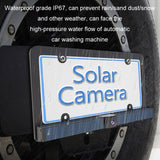 Solar HD Wireless Integrated License Plate Frame Display Camera, BC01
