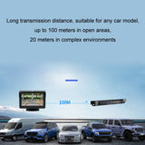 Solar License Plate Frame Wireless Transmission Reversing Camera Display, BC02