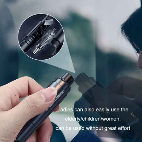Vehicle-Mounted Multifunctional Broken Window Escape Safety Hammer