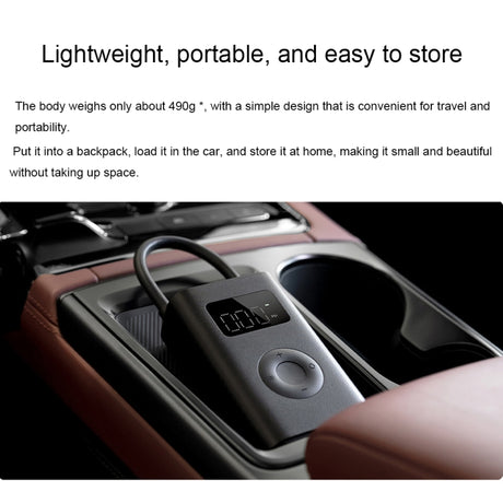 Xiaomi Mijia Portable Universal Car Air Pump Bicycle Tire Pump Electric Air Compressor - LYDARZ