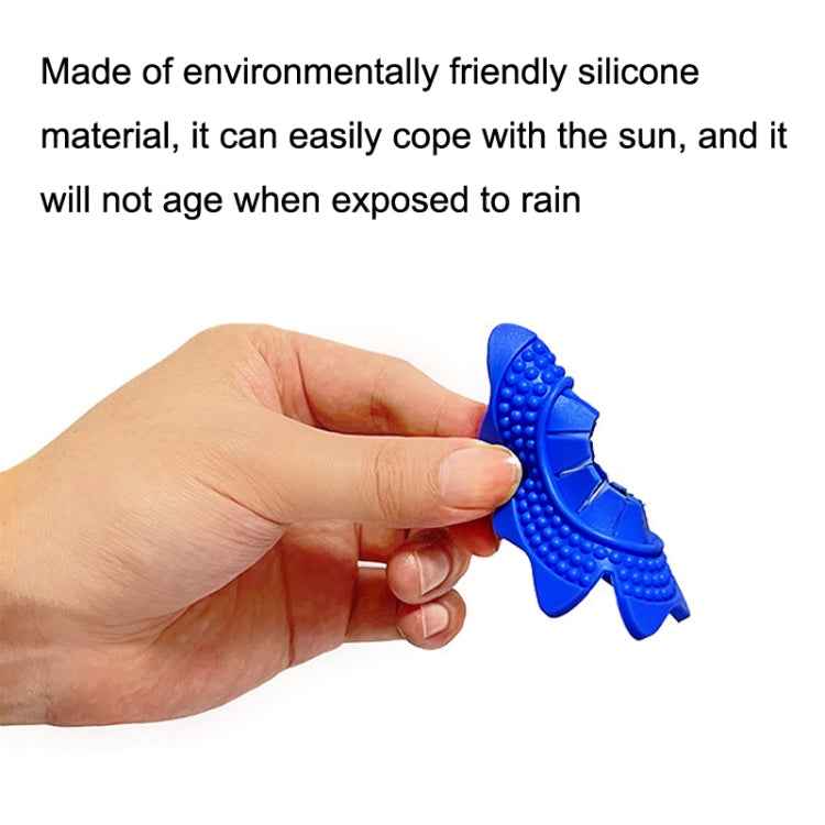 4sets Car Universal Wiper Hole Protective Cover PVC Dustproof Snowproof Wiper Pad