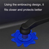 4sets Car Universal Wiper Hole Protective Cover PVC Dustproof Snowproof Wiper Pad