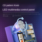 Teclado mecánico luminoso LANGTU LT84, con cable, monomodo, eje verde (blanco)