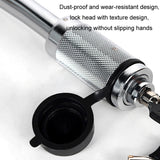Car Latch Lock Trailer Tow Hook Anti-theft Padlock, Bending Silver