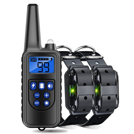 800m Remote Dog Training Collar - Anti-Bark Vibration Collar with 1/2/3 Collars - LYDARZ
