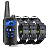 800m Dog Training Collar - Anti-Bark Vibration Collar with 1, 2, or 3 Collars