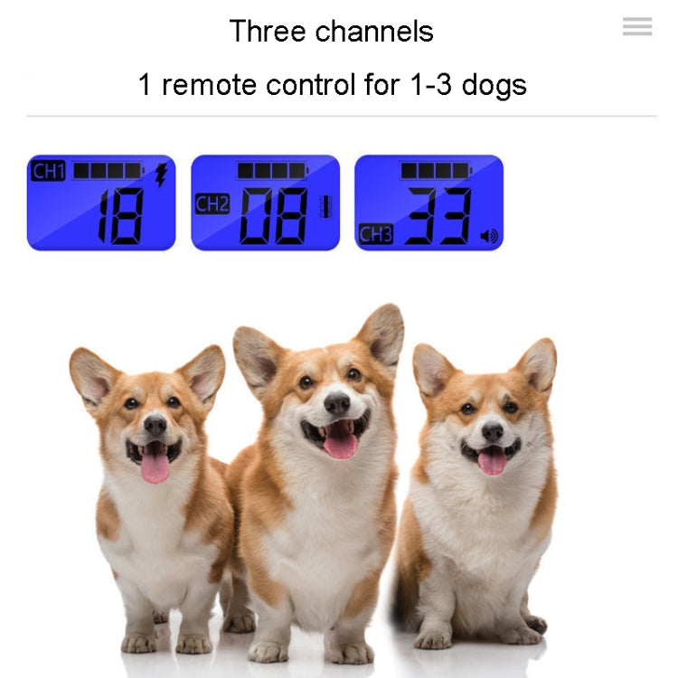 800m Dog Training Collar - Anti-Bark Vibration Collar with 1, 2, or 3 Collars