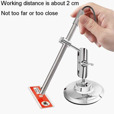 Teslong MS100 USB Microscope – 200X Magnification, Adjustable Focus, Phone & PCv