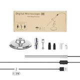 Teslong MS100 200X Magnification Adjustable Focus USB Microscope Phone And Computer HD Electronic Microscope