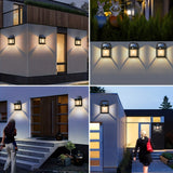 Solar Outdoor Wall Light - Tungsten Body Sensing Waterproof Garden Villa Night Light with 3 Modes