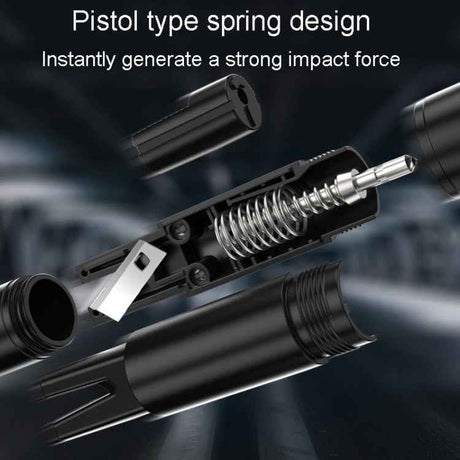 Car Emergency Life-Saving Safety Hammer Multifunctional Fast Window Breaker For Vehicle 2 In 1