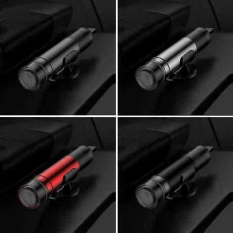 Car Glass Safety Hammer Multifunctional Emergency Escape Tool, Gray, Silver, Red, Black