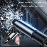 Car Glass Safety Hammer Multifunctional Emergency Escape Tool, Gray, Silver, Red, Black