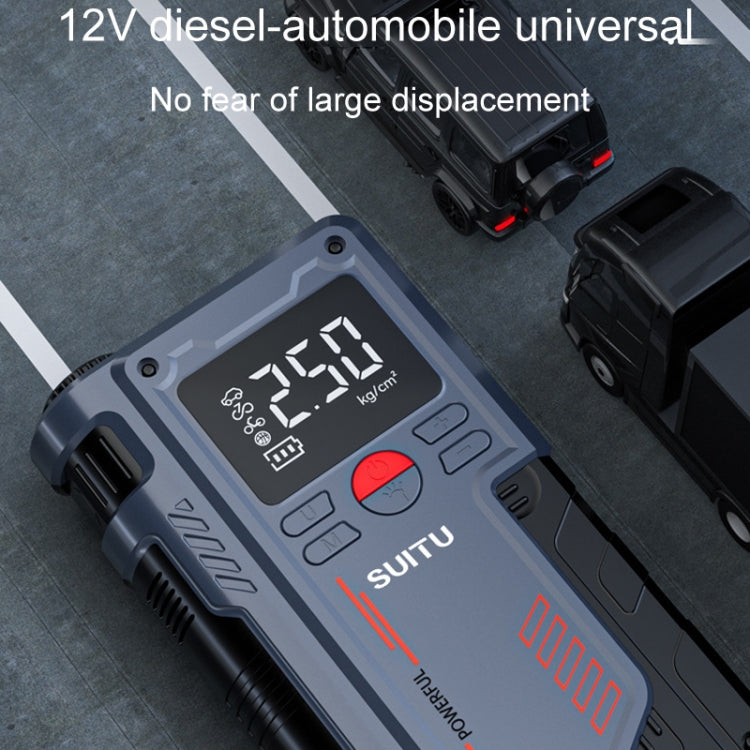 SUITU ST-9631 8pcs /Set Portable Outdoor Car Battery Emergency Start Power Car Inflatable Pump - LYDARZ
