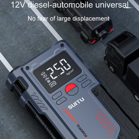 SUITU ST-9631 8pcs /Set Portable Outdoor Car Battery Emergency Start Power Car Inflatable Pump - LYDARZ
