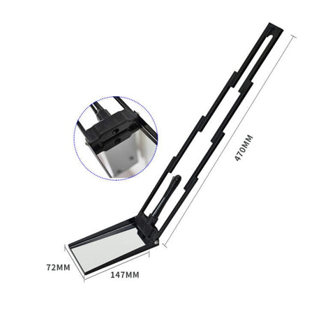 Mini Foldable Undercar Safety Inspection Mirror With LED, PM100V1 - LYDARZ