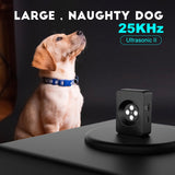 Dispositivo antiladridos para perros de 4 cabezales: entrenador ultrasónico antiladridos ajustable de 3 niveles