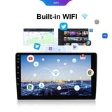 Reproductor Bluetooth para coche con pantalla grande HD universal Android 6+128G, navegación GPS integrada, 7 pulgadas, 9 pulgadas, 10,1 pulgadas