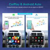 Navegador Android de pantalla grande de 13,1 pulgadas, 4 GB de RAM, 64 GB de almacenamiento, con mapa universal, APK, Carplay y vista inversa.