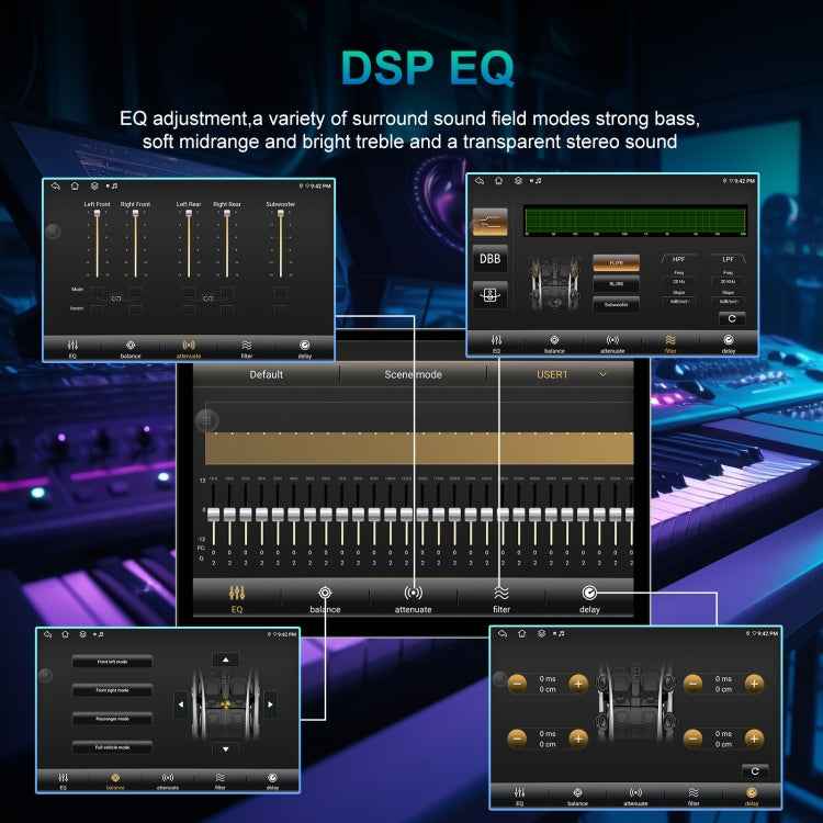 13.1 inch 4+64G Android Large Screen Navigator With Universal Map APK / Carplay / Reverse Car Image, 13.1 inch