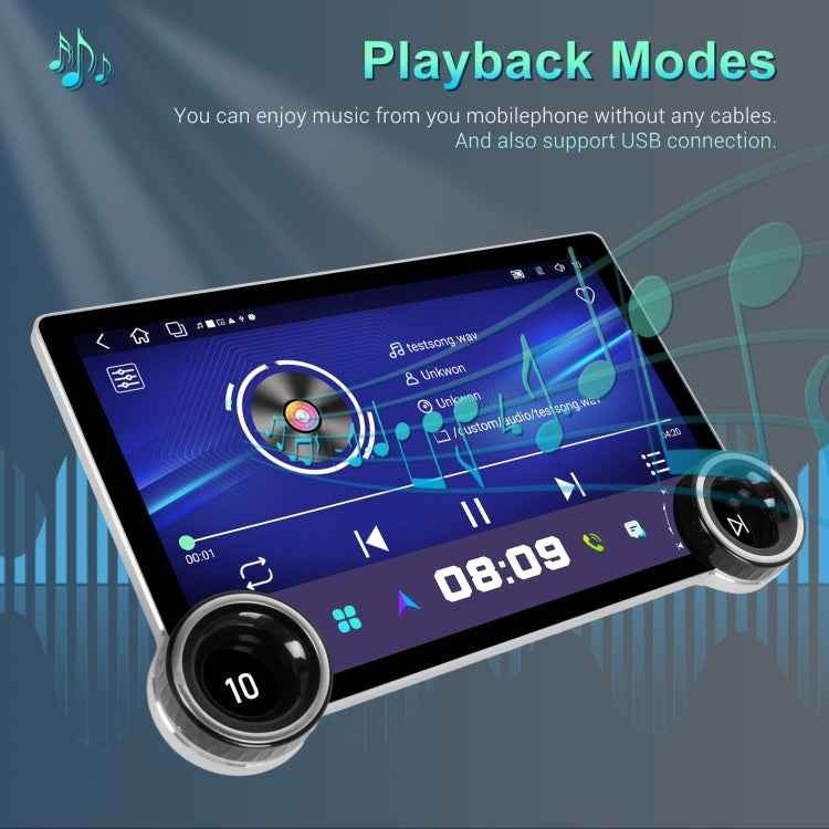 11.8 Inch 4+64G Dual Knob Player Android Large Screen Navigation Wireless CarPlay Reversing Image, 11.8 Inch Dual Knob