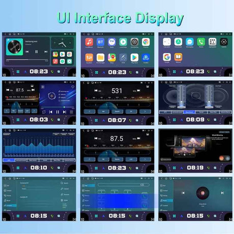 11.8 Inch 4+64G Dual Knob Player Android Large Screen Navigation Wireless CarPlay Reversing Image, 11.8 Inch Dual Knob