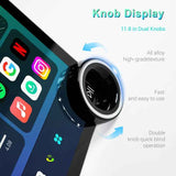 11.8 Inch 4+64G Dual Knob Player Android Large Screen Navigation Wireless CarPlay Reversing Image, 11.8 Inch Dual Knob