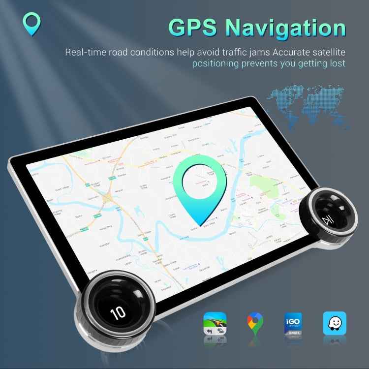 11.8 Inch 4+64G Dual Knob Player Android Large Screen Navigation Wireless CarPlay Reversing Image, 11.8 Inch Dual Knob