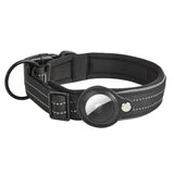 Reflective Dog Collar with AirTag Tracker and Neoprene Lining - Available in Sizes S, M, L, XL