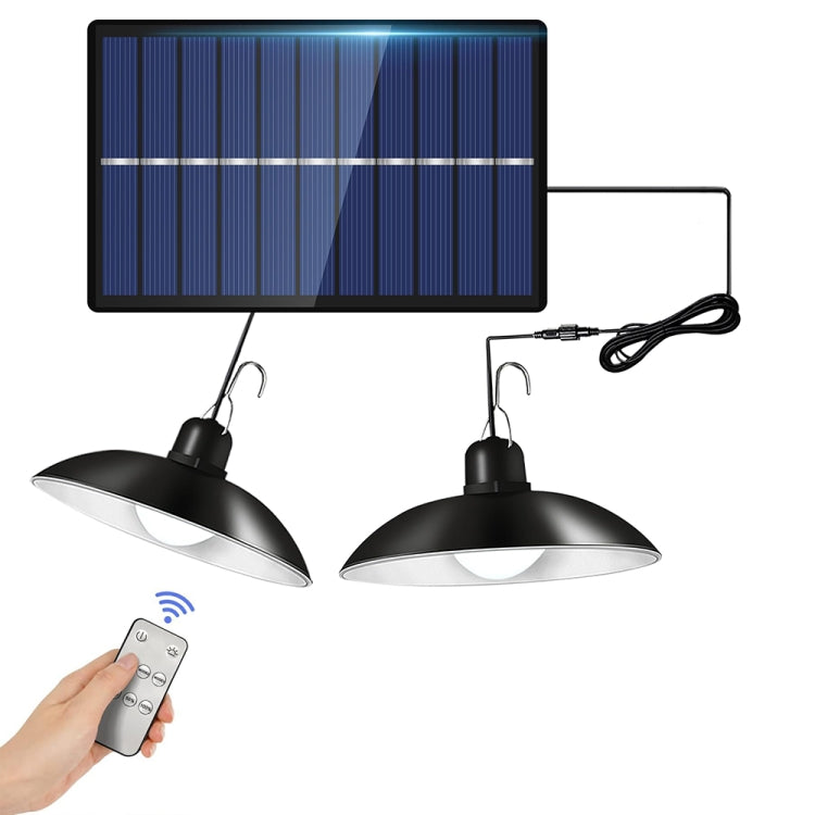 IP65 Waterproof Outdoor Solar LED Bulb Chandelier Indoor Lights, Single White Light no Remote, Single White Light with Remote, Double White Light no Remote, Double White Light with Remote, Single Warm Light with Remote, Double Warm Light with Remote