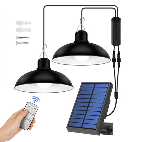 IP65 Waterproof Outdoor Solar LED Bulb Chandelier Indoor Lights - LYDARZ