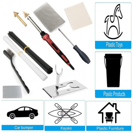 53pcs /Set Plastic Parts Repair Tool Car Bumper Restorating Kit Set - LYDARZ