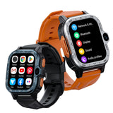 LOKMAT APPLLP 4 MAX 2.02-inch Android 8.1 Full Network Wifi Card Bluetooth Smart Watch, 2G+16G(Navy Blue), 2G+16G(Silver)