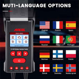 ANCEL 12V/24V Printer-Type Car Battery Tester Battery Power CCA Internal Resistance Life Detector, BST600