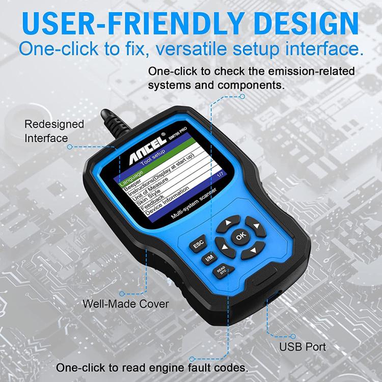 ANCEL BM700 Diagnostic Scanner for BMW & MINI with Service Reset