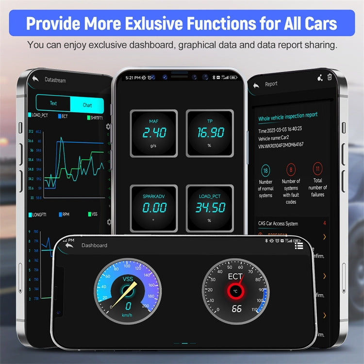Escáner de diagnóstico completo del sistema de coche AUTOPHIX 3610 con Bluetooth para VW, AUDI, SKODA y SEAT.