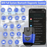 Escáner de diagnóstico completo del sistema de coche AUTOPHIX 3610 con Bluetooth para VW, AUDI, SKODA y SEAT.